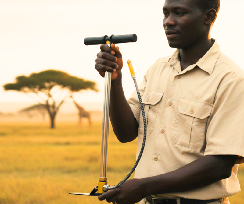 PCP Manual Air Pump – Gold